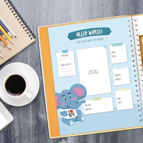 Amazing Story Of Me Baby Memory Book. Keepsake Journal Scrapbook Photo Album New - Picture 5 of 9